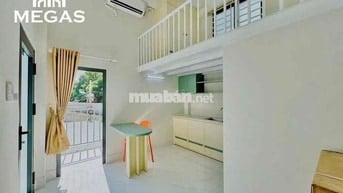 Duplex hiện đại mới, rộng, thoáng, gác cao ở được 3-4 người thoải mái