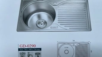 Thanh lý chậu rửa chén inox hiệu Girlde