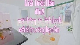 Nhà mặt tiền kinh doanh 40m2 Hẻm xe tải 