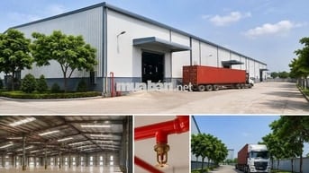 CHO THUÊ KHO,  XƯỞNG 2.500M² TẠI HÒA CẦM – PCCC TỰ ĐỘNG – CHỈ 60K/M²
