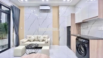 CĂN HỘ MỚI XÂY CÓ PHÒNG KHÁCH BAN CÔNG 1 PHÒNG NGỦ