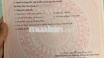 Chính chủ cần bán gấp lô đất 789m2 (16x50) vuông vức giá tốt.
