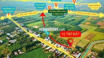 CHỈ 350 CỦ LÔ ĐẤT LỘC NINH 5x25M FULL THỔ CƯ – SỔ SẴN CÔNG CHỨNG NGAY