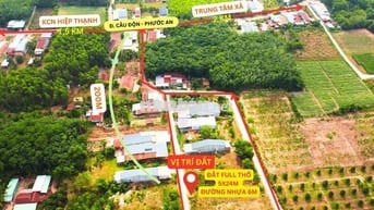  Đất Full thổ đ.nhựa tại Phước Thạnh, sát KCN HIỆP THẠNH chỉ 450 Triệu