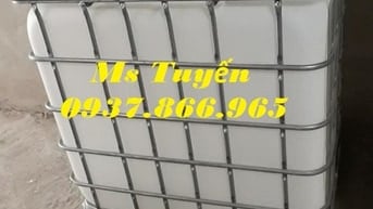 Thùng chứa dung dịch lỏng cỡ lớn, thùng ibc, tank có khung thép hàng c