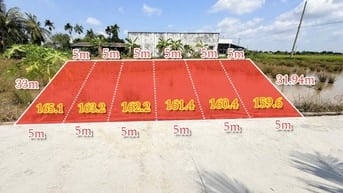 Cần bán lô đất 163m2 thổ cư Mặt tiền ô tô, xây tự do , khu dân đông