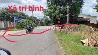 đất gần xã trí bình, chỉ 80 triệu 1 mét, đường bê tông du lịch vô tận