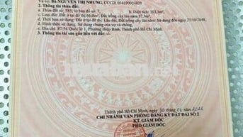 Đất ở tại Ngã tư Bình Phước, Thủ Đức cũ, gần chợ đầu mối