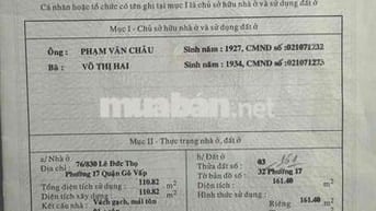 BÁN NHÀ PHỐ LIÊN KẾ – MẶT TIỀN ĐƯỜNG SỐ 30, PHƯỜNG AN NHƠN, TP.HCM