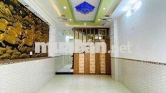 NHÀ RẺ ĐẸP [ 4 x 13] 3 lầu (4PN,4WC) hẻm 5m thông,Khu Gò Xoài,Bình Tân