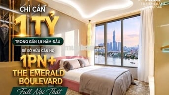 1 Tỷ Trong Gần 1,5 Năm Đầu Sở Hữu Căn Hộ 1PN+ The Emerald Boulevard