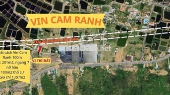 CHỈ 13TR/M2 - SỞ HỮU LÔ ĐẤT SÁT VIN CAM RANH