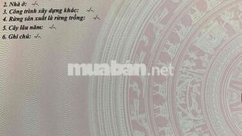 Bán 1000m2 đất mặt tiền đối diện trường tiểu học Phú Hoà 3
