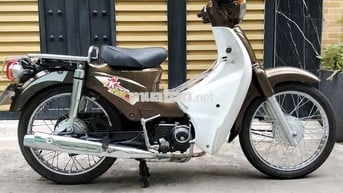 Xe máy Cub 50cc Nâu Trắng