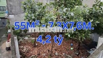 📢 CỰC MỀM LÔ GÓC 2 MẶT TIỀN 55M² ĐƯỜNG LÊ TRỌNG TẤN - TÂN PHÚ.4,2 TỶ
