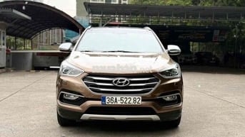Hyundai SantaFe 2017 full cao cấp Nâu Tự động