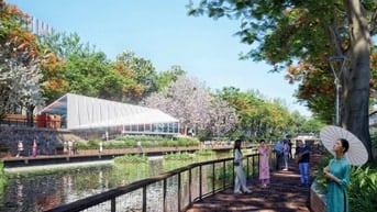 Chính chủ bán thửa đất mặt đường phố kim giang,view sông giá rẻ