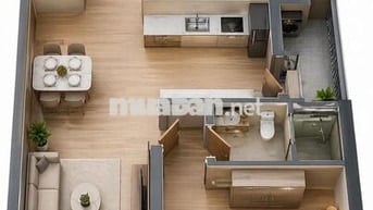 Chung cư 2 ngủ hướng Đông Nam chỉ 75tr tiến độ 1,6 tỷ