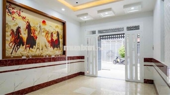 C.ỰC H.O.T Q12 – 4 TẦNG MỚI ĐẸP – HẺM 6M XE HƠI – 60M²