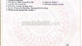 chính chủ bán lô đất ngang 6,2m vườn lài an phú đông