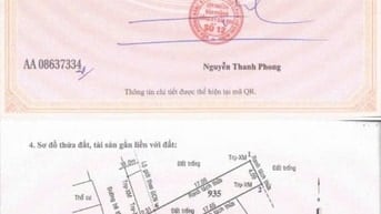 Bán Lô Đất Thổ Cư 4 x 20 ,Đường Huỳnh Thị Hai, Sát Bên BV