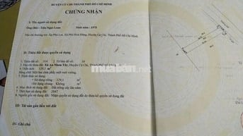 CHINH CHỦ - Đất mặt tiền củ chi- FULL THỔ CƯ