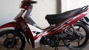 Detech Sirius 50cc Đỏ trắng 50cc