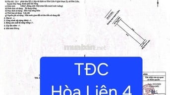 🔴💥Bán đất TĐC Hòa Liên 4 - DT 140m2 - Gía đầu tư