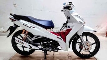 Honda Wave 125 Trắng đỏ, Vàng cát Ohlins Monkey