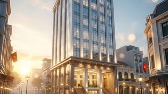 Cho thuê nhà mặt phố Trung Hoà, 130m2 x 5T, Lô góc 2 MT