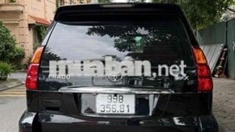 Toyota Prado 7 chỗ Xăng Đen Nhật