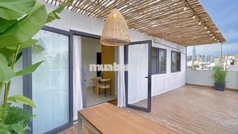 🌻CHO THUÊ CH 1-2PN BALCONY VIEW BỜ KÈ CỰC CHILL🌳THANG MÁY/HẦM XE✨70M2✨