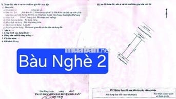 🔴💥BÁN ĐẤT MẶT TIỀN BÀU NGHÈ 2 – TĐC HÒA SƠN 6, HÒA KHÁNH, ĐÀ NẴNG