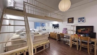 Cho Thuê Căn Gác 25m2_Chung Cư Cũ_Ngay Hàm Nghi_Thang Máy_Bảo Vệ 24/7