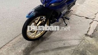Yamaha Jupiter Gravita Xanh lên mâm 2 đĩa raider