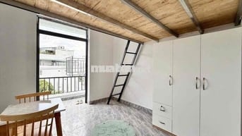 GÁC BAN CÔNG FULL NỘI THẤT MỚI XÂY 100%_Vườn Lài Q12_THANG MÁY