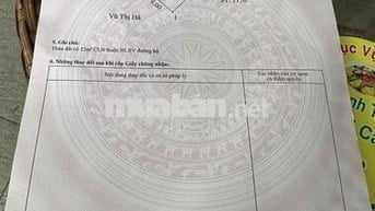 BÁN ĐẤT CHÍNH CHỦ PHÚ HOÀ TDM ĐƯỜNG NHỰA 5M THÔNG THOÁNG