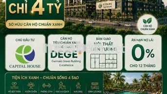 CHỈ 4 TỶ – SỞ HỮU NGAY CĂN HỘ 3 PHÒNG NGỦ ECOLIFE SIGNATURE HÒA HIỆP