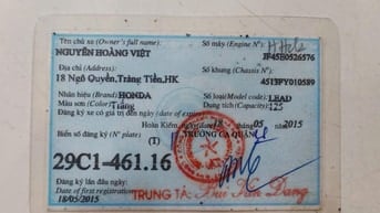 Bán xe Lead 2015 một chủ giữ gìn
