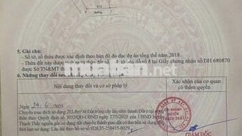Chính chủ cần bán gấp lô đất 2 mặt tiền ngay KCN Hoà Lạc, DT 304m2