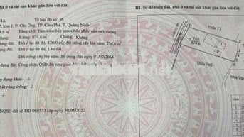Nhà mặt tiền Quốc lộ 18, Cửa Ông Cẩm Phả, Quảng Ninh