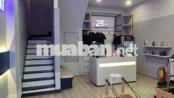 Cho thuê nhà mặt tiền dt 5x8 trệt 4 lâu