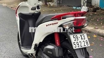 Xe honda  Vision 20120Trắng đỏ ban đặc biệt 98 %