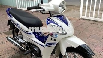 SYM Angela 50  Trắng Xanh