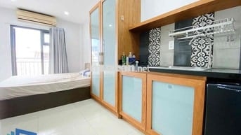 Chính chủ cho thuê Studio Ban công Full nội thất, Nguyễn Thái Bình,5tr