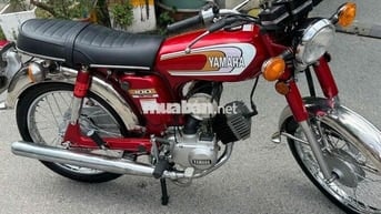 Yamaha YB 100 Đỏ Xăng pha nhớt tự động