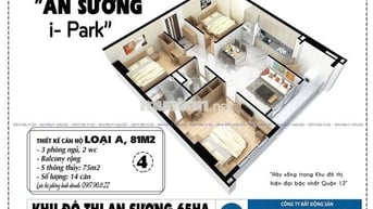 CHO THUÊ CH AN SƯƠNG IPARK 54-100M2 NHÀ MỚI SẠCH ĐẸP TIỆN ÍCH ĐẦY ĐỦ