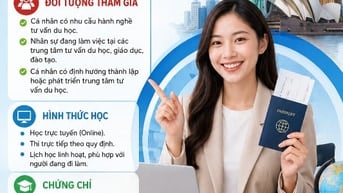 KHÓA HỌC NGHIỆP VỤ TƯ VẤN DU HỌC