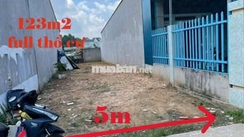 Đất thật 100%-123,8m2 giá 1tỷ120 đường Tỉnh Lộ 7 xãPhước Thạnh Củ Chi