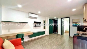 CHDV full nội thất 1pn - studio ban công, cửa sổ máy giặt riêng